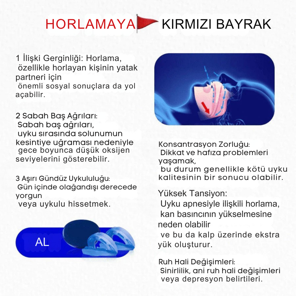 Nefax™ Anti-Horlama Ağızlığı