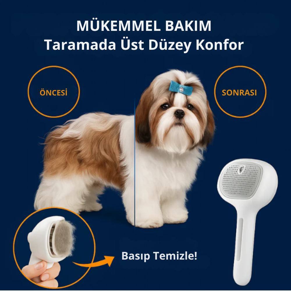 Taramist™-Kedi Köpek Buharlı Tarak