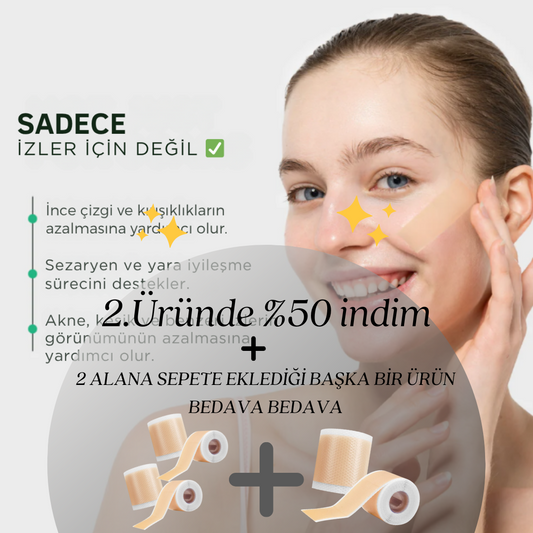 DermaSil™- Medikal Yara İzi,Sivilve Ve Kırışıklık  Bandı